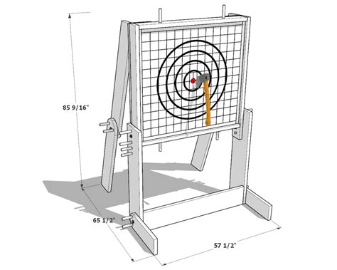 axe throwing target dimensions|What are the Axe Throwing Target Measurements .